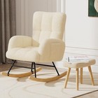 Rocking Chair Nursery teddy Upholstered Glider Rocker Chair With High 