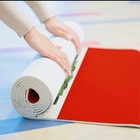 Meditation Woman Yoga Mat   Crescent Moon  Starry Sky  Lotus Pose Foam Pad