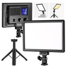 9  Led Video Light Panel Dimmable Dslr Camera With Mini Stand 3200k 5600k Cri95 