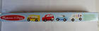 Melissa   Doug 4 Town Vehicles Pack Bus Ice Cream Truck Cars Wooden
