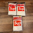 Supreme X Hanes Boxer Briefs  4 Pack  - White - S  M  L  Xl