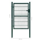 Vidaxl 2d Fence Gate  single  Green 41 7  X 66 9   141749
