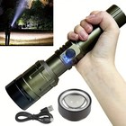Tacticalrechargeable 990000lm Led Flashlight  Police Super Bright Zoomable Torch