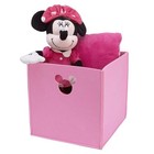 Disney Felt Die Cut Minnie Mouse Storage Bin  Pink - 10  X 10 