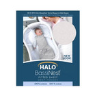 Halo Bassinest Fitted Sheet 100  Cotton Bassinet Sheet Breathable 30    X 16  Gray