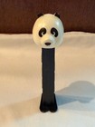 Pez Dispenser - Black And White Panda With Black Stem