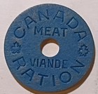 Canada - Wwii Meat Viande Ration Token