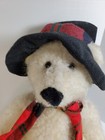 Russ Berrie Topper Christmas Winter Bear Stuffed Animal Plush Hat Scarf 14 