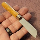 Mam Knife Made In Portugal Friction Folder Beech Wood Handle Sheepsfoot Blade