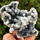 Rough Black Sphalerite Cluster Raw Geode Crystal Mineral Specimen Home Decor