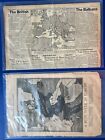 Two Pre-ww2 Wwii 1938 1939 Newspapers Maps Of Europe Max Factor  Diego Rivera