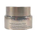Clarins Nutri-lumiere Anti-aging   Nourishing Night Moisturizer 1 6oz   50ml New