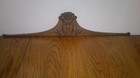 Antique Pediment Solid Oak With Carved Face In The Middle Very Decorative    Ts