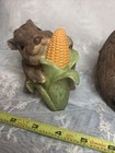 3 Mouse  Figurines Coin Banks With Corn Strawberry   Mushroom 4   
