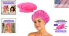 Waterproof Shower Cap For Long Hair - Reversible   Reusable