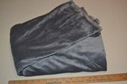 Fabric - Panne Velvet With Stretch  Gray  62  X 2 Yds