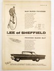 1957 Lee Of Sheffield London Import Advertisement Autocar Automobilia Dwpp1