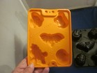 Two Jello Gelatin Jiggler Halloween Molds- Set Has 10 Mold Slots  Orange black