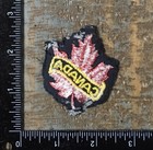 Vintage Canada Red Maple Leaf Travel Souvenir Embroidered Patch Felt