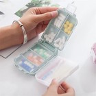 8 Compartment Weekly Pill Organizer Portable Medicine Storage Box Travel Case