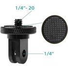 Camera Tripod Mount For Gopro Adapter  2pcs 1 4-20 Screw Conversion Adapter For