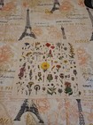 Lot Of 3 Cavallini   Co  Vintage Wildflowers Napkins Cotton 