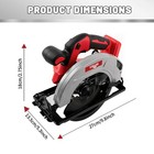 For Milwaukee M18 Battery 18v 6-1 2  Circular Saw - Bare Tool - Sidewinder Saw