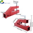 For Bobcat Receiver Hitch 2  Clamp On Trailer Tractor Bucket Mount Adapter