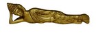 Tibetan Resting Buddha Figure Brass Budha Figurine Home Decor Showpiece Statue