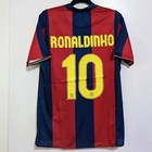 Fc Barcelona Ronaldinho 2007 08 Retro Jersey Men s L