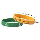 20 Pcs Religious Bible Verse Rubber Bracelet Religiouse Christian Wristband