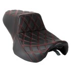 Red Diamond Seat Gel 1-piece For Harley Electra   Road Glide 1997-2007 Thicker