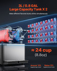 Commercial Slush Machine 3l X 2 Smoothie Maker Slushy Machine 2 X 0 79 Gal