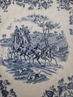 Johnson Brothers Blue White Coaching Scenes 6  Bread N Butter Plate England