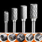 6-16mm Rotary Burr File Carbide Milling Grinding Cutter For Metal Wood Plastic