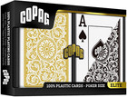 1546 Design 100  Plastic Playing Cards  Poker Size  standard  Black gold  jumbo 