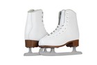 Figure Ice Skates For Beginners  White Comfortable Leather Ice Skates For Wom   