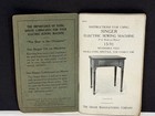 Vintage Singer Electric Sewing Machine Instructions Booklet 15-91 1933