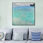 Framed Canvas Giclee Print Art Lake Attersee By Gustav Klimt Home Office Decor