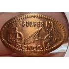 Lot Of 2 Canada Souvenir Pressed Pennies Sulfer Mt Gondola Peggy s Cove Ns C240