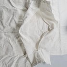 Miulee Pillow Sham Cover Cream White Linen Texture 18 5 x18 5  New Square