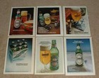 Large Lot Of 15 Heineken Beer Advertisements - 1971-1986 - Nice  