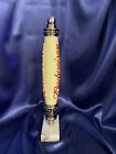 Budweiser Lg Signature Vintage Style Antique White Beer Tap Handle  new 