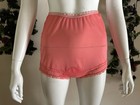 1950s Vanity Fair Pink Nylon Tricot Mushroom Gusset Lingerie Panty Size 5 Vtg