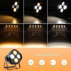 200w Led Stage Cob Par Light Dmx Warm White Cool Dj Wash Light Birthday Lighting