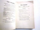 1913 The Drama - A Quarterly Review Magazine - Vintage Rare Stage Publication