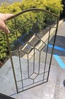 Vintage Beveled Clear Glass Window In Good Condition And Nice Look