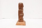 Vtg Northwest Coast Carving Haida Human Effigy Totem Pole Hand Carved Statue 9 