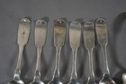 Lot Of 13 Antique Coin Silver Spoons 233 Grams - Various Makers