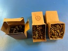 Brass Screws Lot Of 3 Vintage Boxes Made In Usa